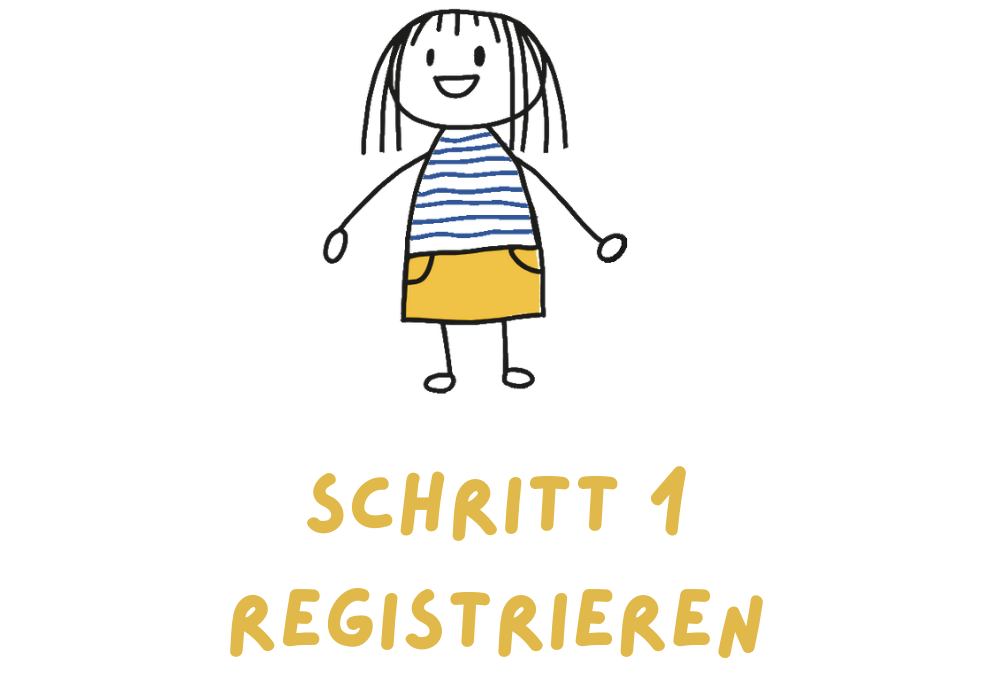 Schritt 1 - Registrieren 